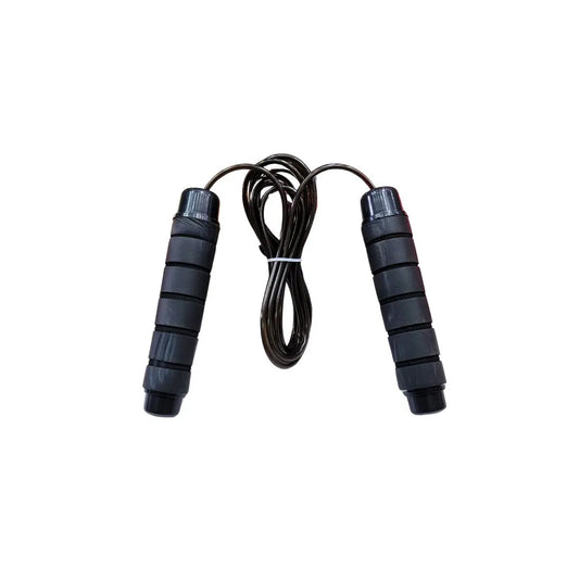 Black Bearing Jump Rope with Ergonomic Handles