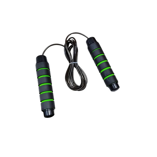 Black Bearing Jump Rope with Ergonomic Handles